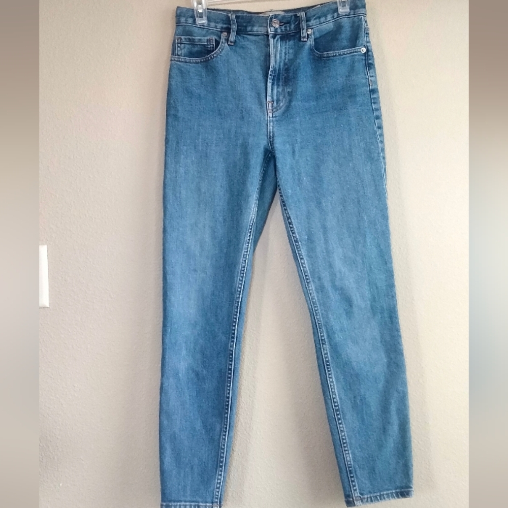 Everlane size 28 The High Rise Skinny Jean Light wash blue denim